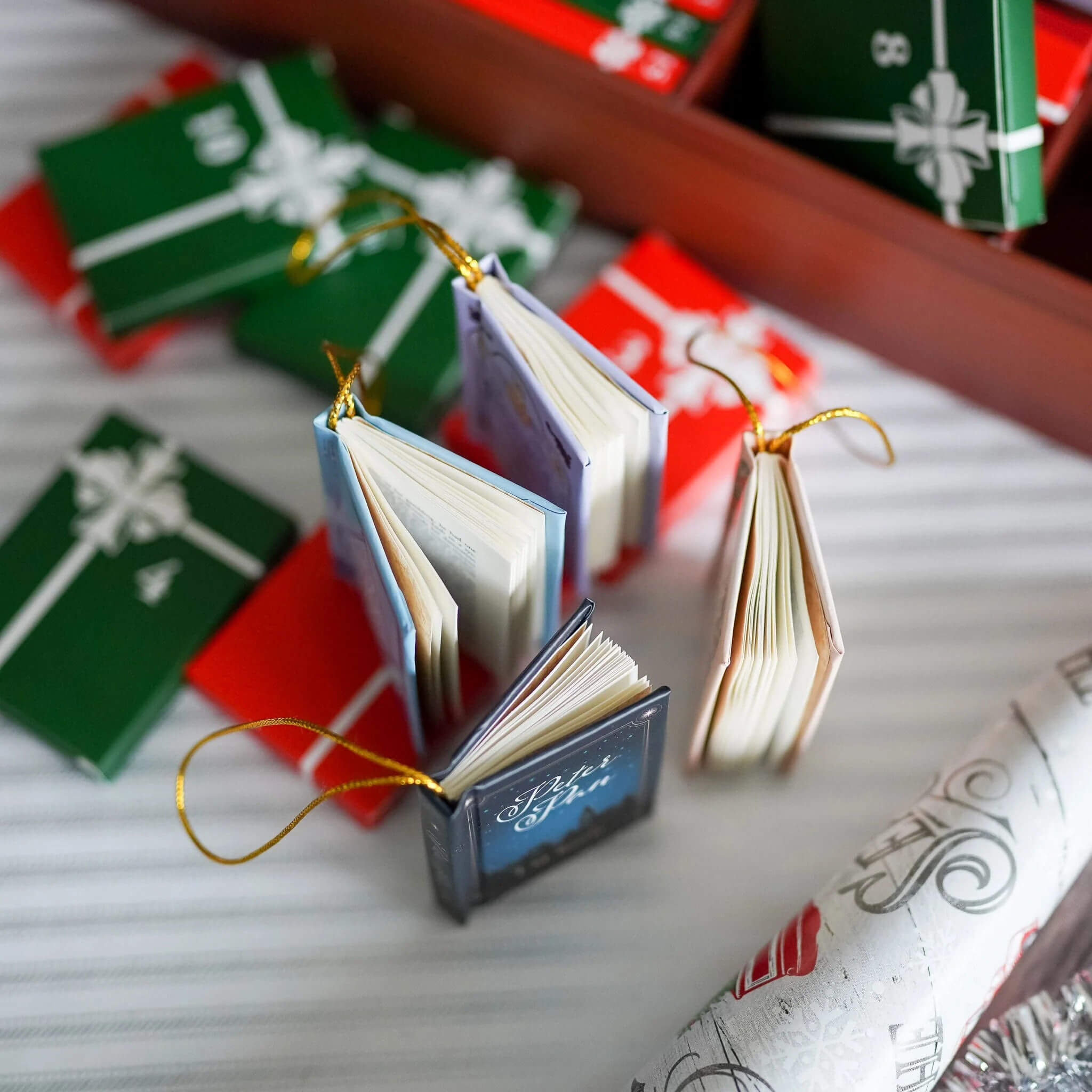 Christmas Gift 2025 - Mini Book Ornament Advent - Trending Gift For Season 2025 - Mini Book Ornament Advent