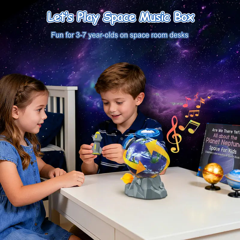 🌲 Christmas Eve Sale: 49% OFF🌎Children's Space Music Box
