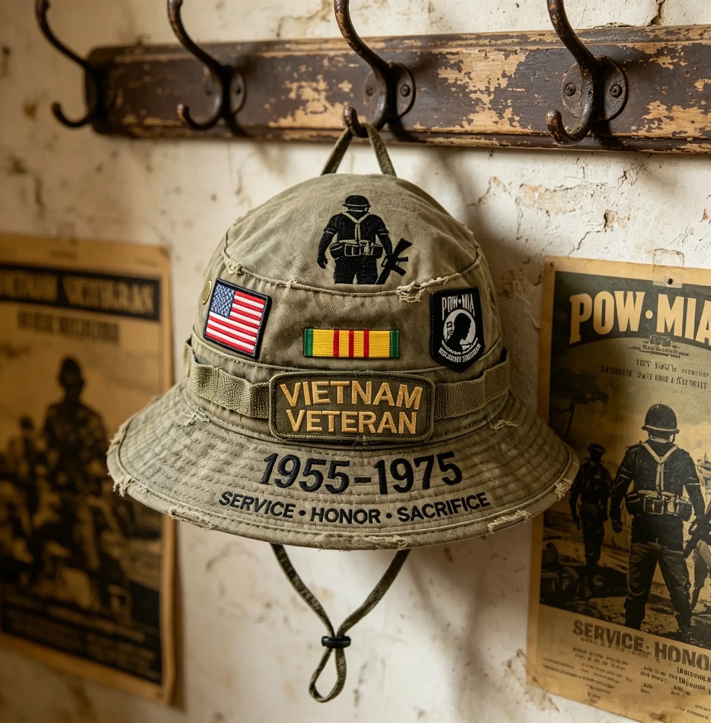Last Day Promo: 49% OFF ️- Vietnam Veteran Tribute Boonie Hat