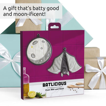 🔥LAST DAY 50% OFF - 🦇Batlicious Oven Mitts & Pot Holders Set