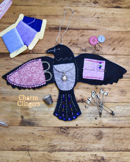 🔥Last Day 49% OFF -🖤 “Raven’s Keepsake – Guardian of Stitches”