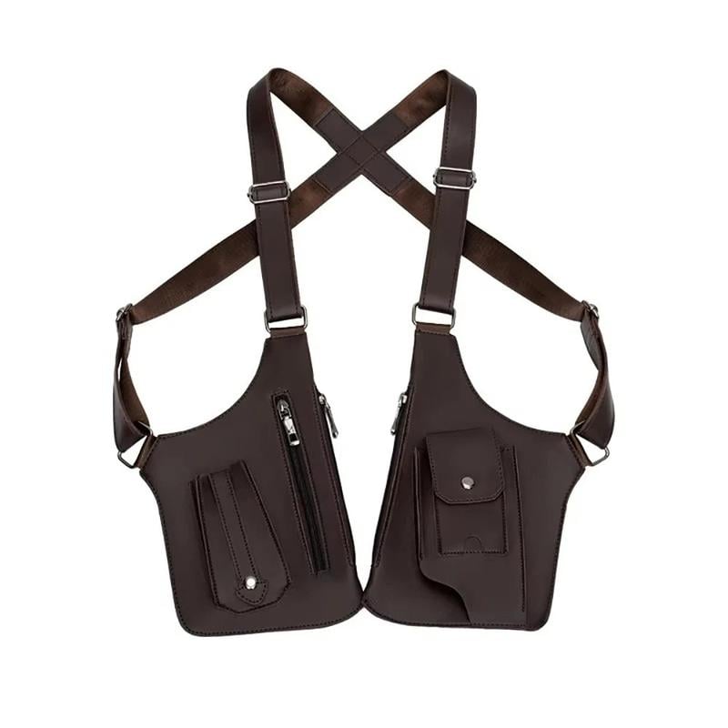 PU Leather Adjustable Underarm Shoulder Bag for Men & Women