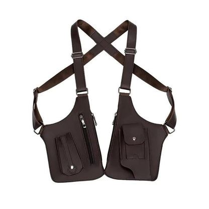 PU Leather Adjustable Underarm Shoulder Bag for Men & Women