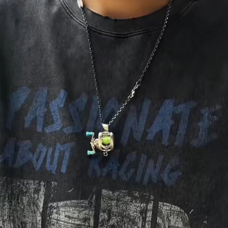 🎁Early Christmas Hot Sale 49% OFF🎣 Mini Fishing Reel Necklace · Take Your Passion Everywhere 🎣