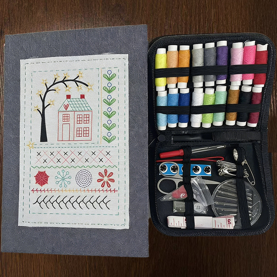 🔥 LAST DAY! 49% OFF Beginner-Friendly Embroidery Stitch Book + Threads Set 🎨🧵 Perfect DIY Crafting Kit – Learn, Create & Gift! 🎁✂️