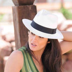 Handwoven Classic Panama Torquillia Straw Hat