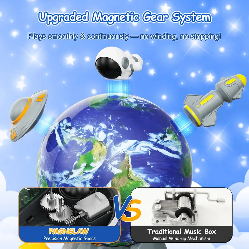 🌲 Christmas Eve Sale: 49% OFF🌎Children's Space Music Box