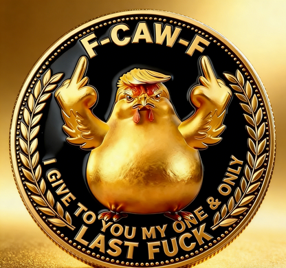The F-CAW-F Coin — For Those Who Laugh at Life and Give Zero F*cks!