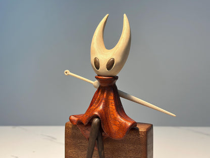 🎁Hot Sales Promotion 49% OFF⚔️Hollow Knight Inspired Walnut Wood Sculpture