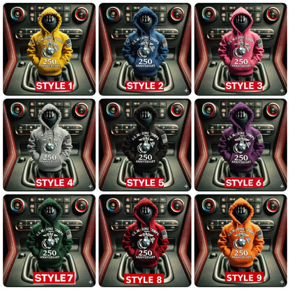 🏆35K+ SOLD🗽U.S. Marine Corps 250th Anniversary Gear Shift Knob Hoodies
