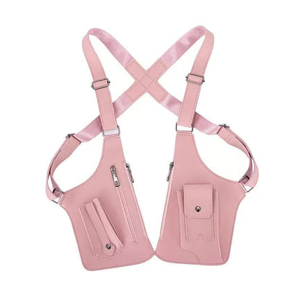 PU Leather Adjustable Underarm Shoulder Bag for Men & Women