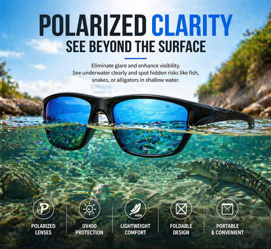 👓Polarized Sunglasses – Clear Vision, Safe Adventures