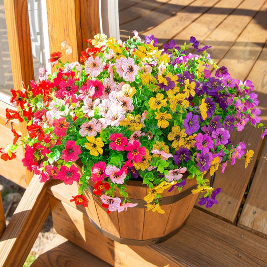 💥Only $1.98 Last Day Promotion!🌺UV Resistant Colorful Artificial FlowerOnly sold in sets.