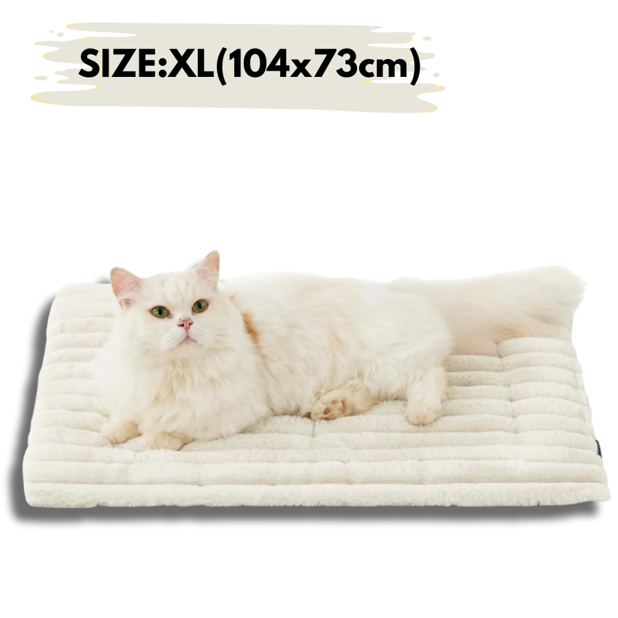 Self-Warming Cat & Dog Mat: Thermal Pet Bed Pad for Indoor/Outdoor Non-Slip & Extra Warm