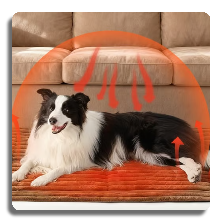 Self-Warming Cat & Dog Mat: Thermal Pet Bed Pad for Indoor/Outdoor Non-Slip & Extra Warm