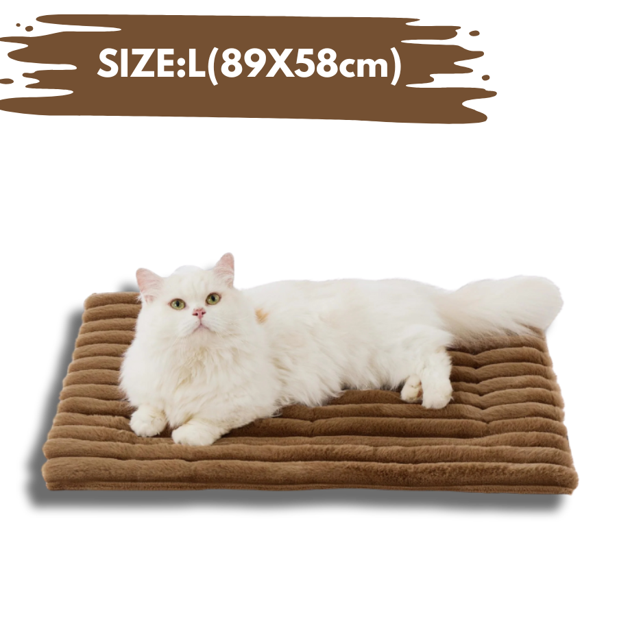 Self-Warming Cat & Dog Mat: Thermal Pet Bed Pad for Indoor/Outdoor Non-Slip & Extra Warm