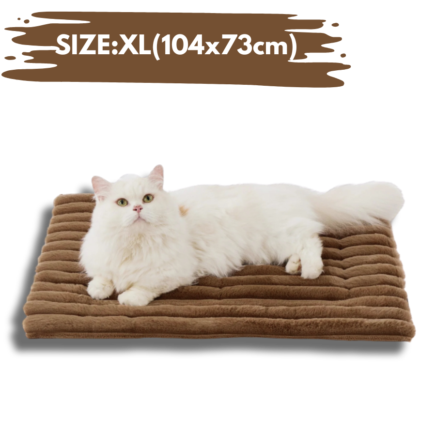 Self-Warming Cat & Dog Mat: Thermal Pet Bed Pad for Indoor/Outdoor Non-Slip & Extra Warm