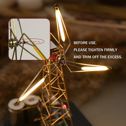 🏆 50K+ SOLD!🔥DIY Windmill Night Light
