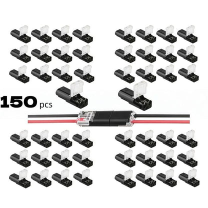 Fast-Fit 2-Pin Double-Wire Plug-in Connectors）