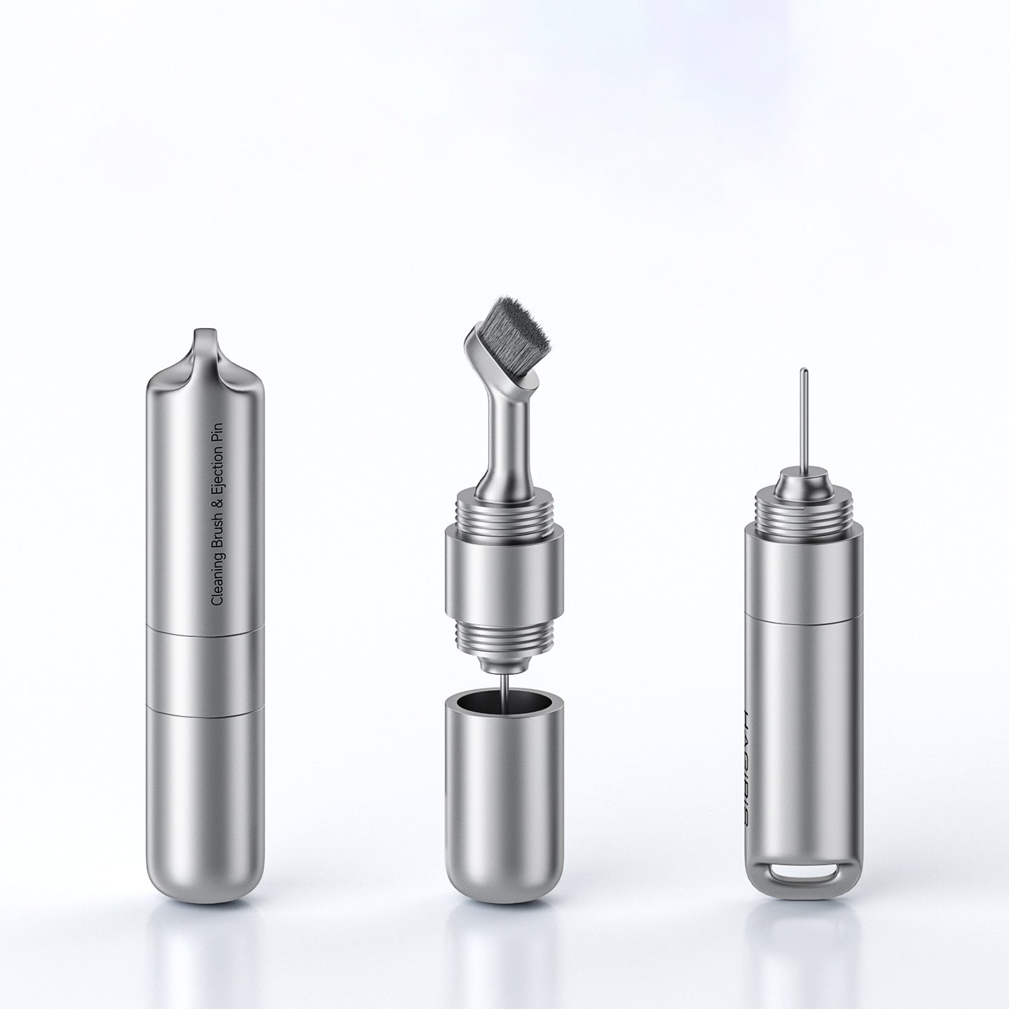 🔑 3-in-1 Keychain Tool Clean, eject & carry all in one