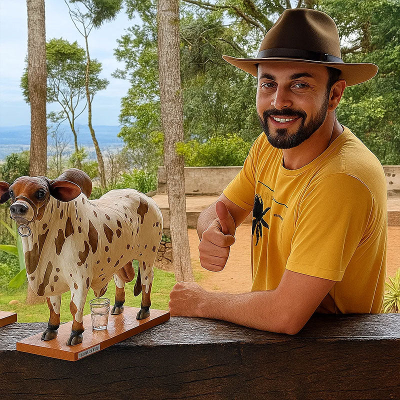 🌟Proudly made in Texas, USA🐂🥃Nelore bull liquor dispensers