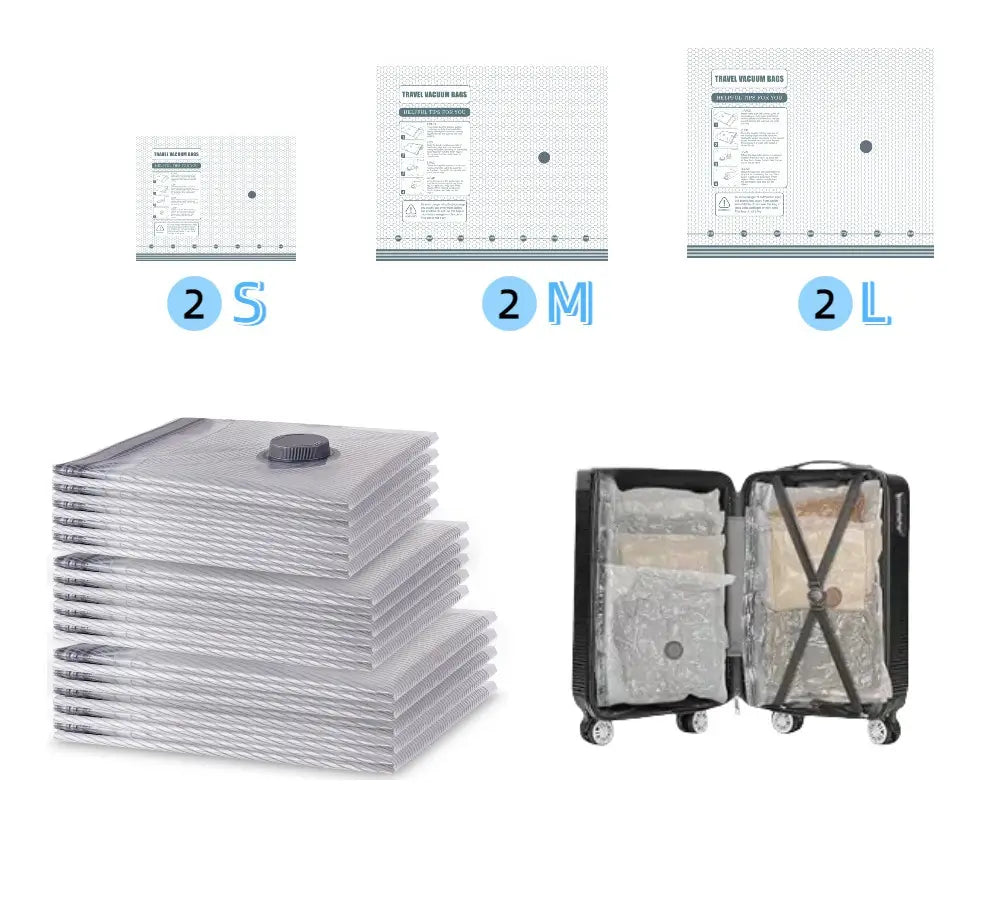 ✨LAST DAY ALERT 49% OFF🔥 X7 Cordless Travel Vacuum Bag Set
