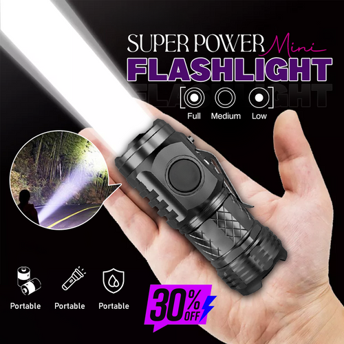 Three-Eyed Monster Mini Flash Super Power Flashlight