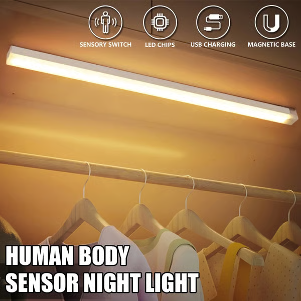 🔥Only $12.9 Last Day Promotion!💡- Punch-free Smart Sensor Magnetic Rechargeable LED Lights