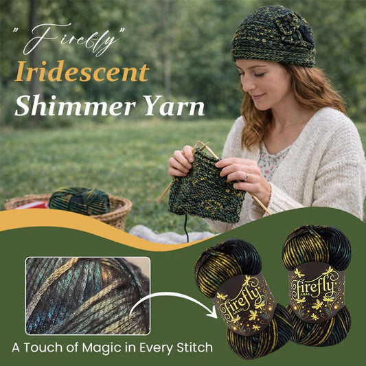 🏆35K+ SOLD! ✨Iridescent Shimmer Yarn: A Touch of Magic in Every Stitch