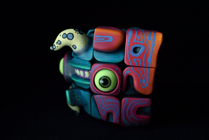 Artists Handmade Art Monster Sculpture Rubik's Cube Toys