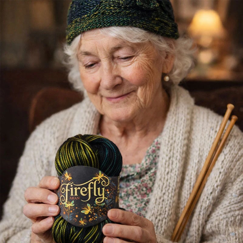 🏆35K+ SOLD! ✨Iridescent Shimmer Yarn: A Touch of Magic in Every Stitch