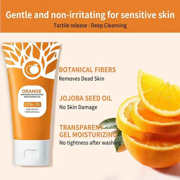 “Orange Enzyme Exfoliating Gel – Smooth, Bright & Fresh Skin in Minutes”
