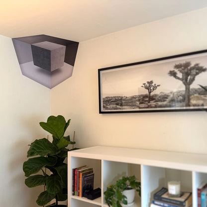 🧠✨Illusory Corners – Wall Art That Reshapes Reality