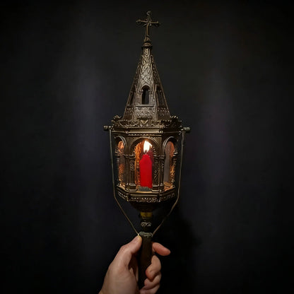 🔥49% OFF - 🖤🕯️Antique Gothic Candle Lantern✨(Same as in the video)