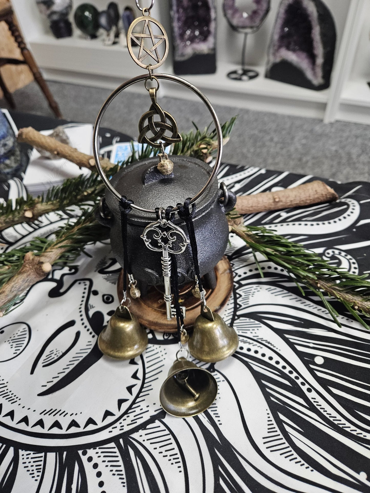 🔥BUY 2 GET 1 FREE🧙‍♀️🔔Handmade Witch Bells for Home Protection