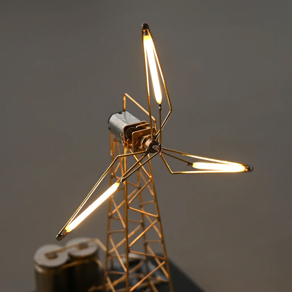 🏆 50K+ SOLD!🔥DIY Windmill Night Light