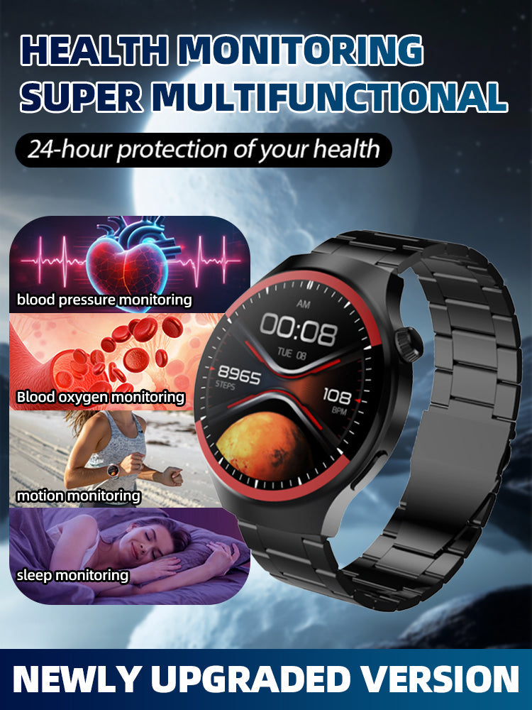🔥【24-hour health check】Steel Band Watch4 Pro⌚Mount Sinai Hospital physician recommended