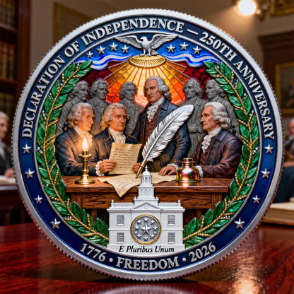 America 250th Anniversary Commemorative Coin — “Celebrating Freedom & Unity” 🇺🇸
