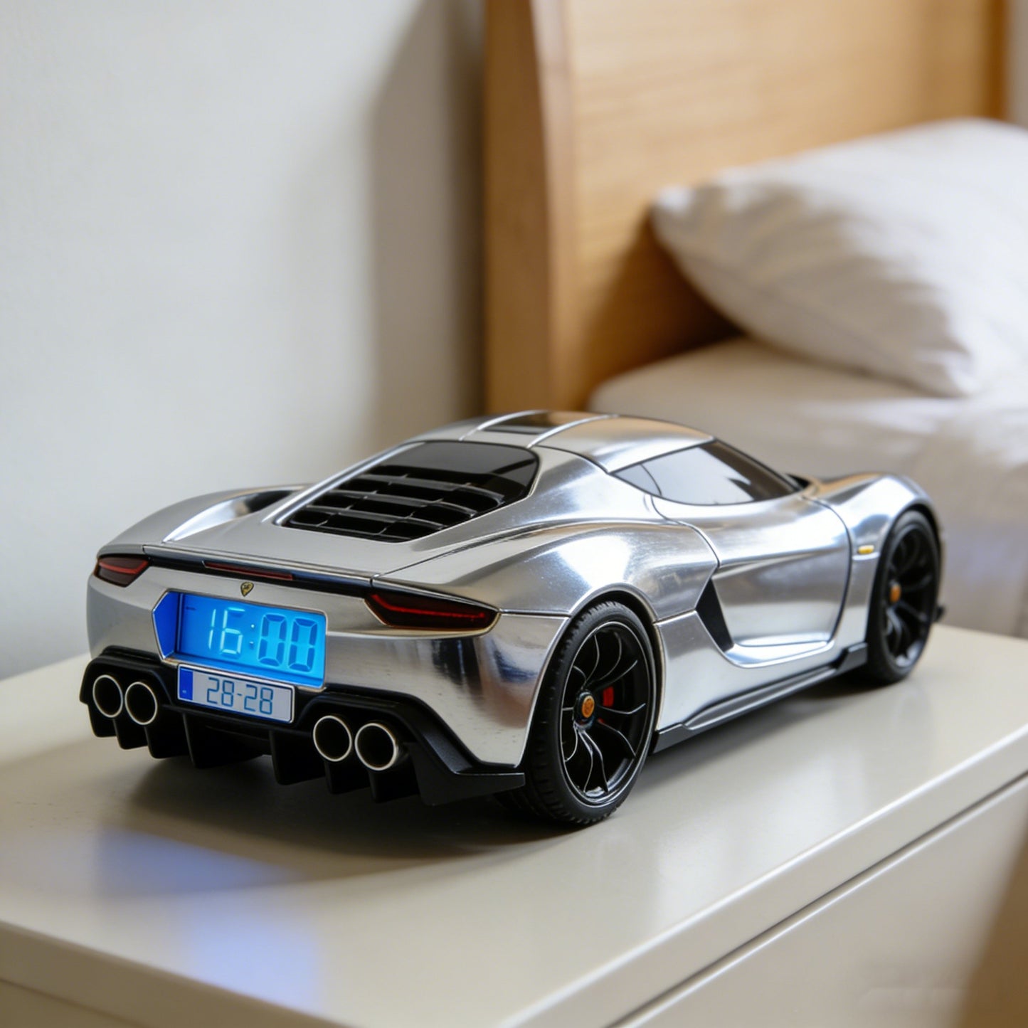 ⏰Hypercar Alarm Clock🏎️Realistic Engine & Light Effects