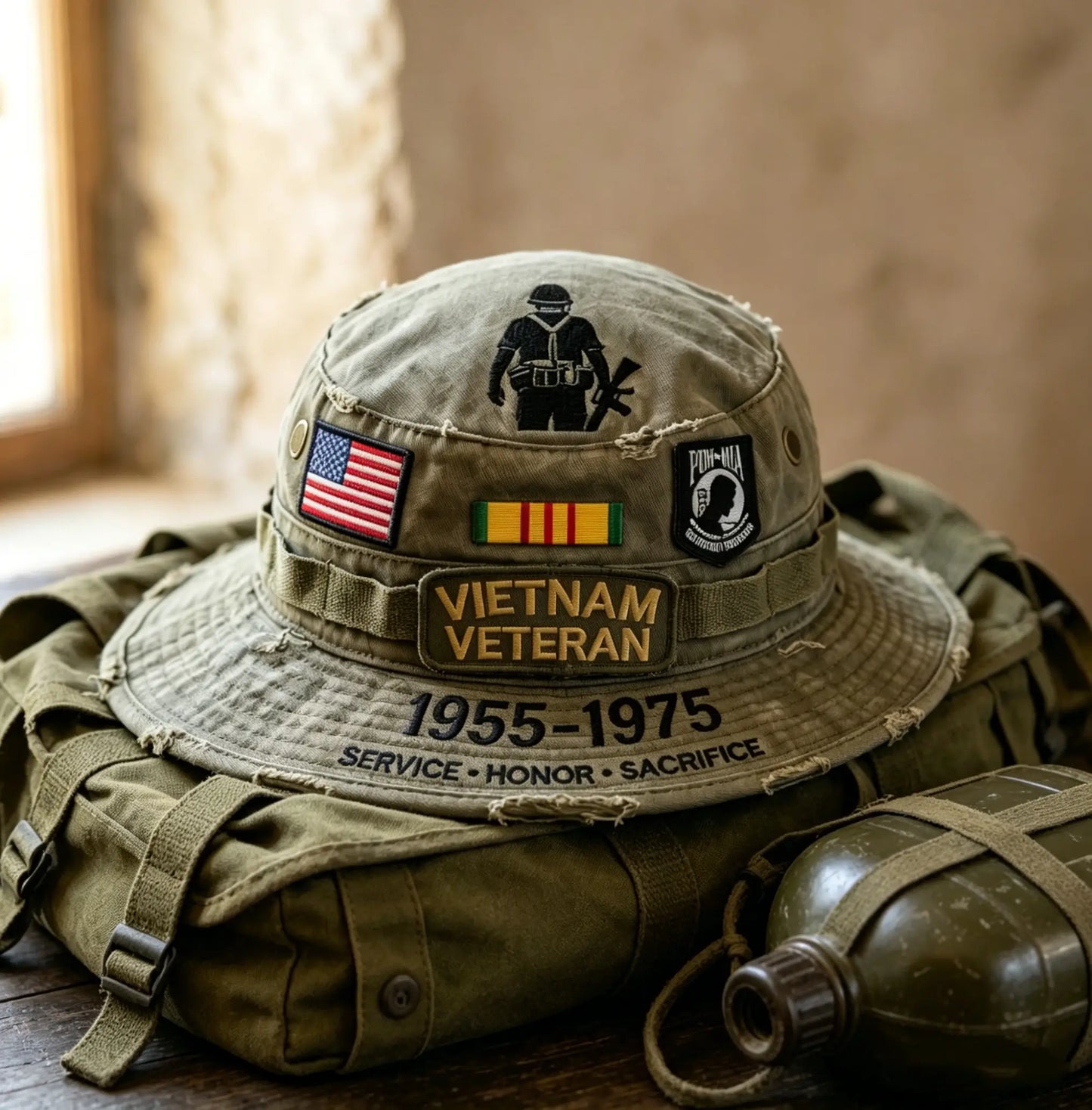 Last Day Promo: 49% OFF ️- Vietnam Veteran Tribute Boonie Hat