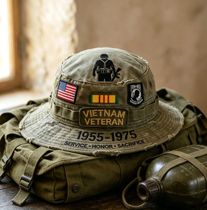 Last Day Promo: 49% OFF ️- Vietnam Veteran Tribute Boonie Hat