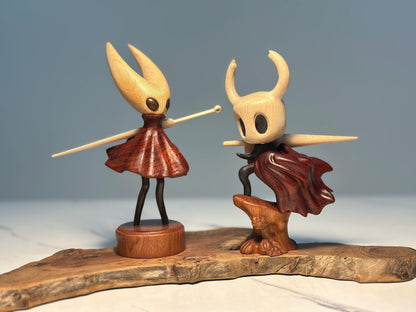🎁Hot Sales Promotion 49% OFF⚔️Hollow Knight Inspired Walnut Wood Sculpture