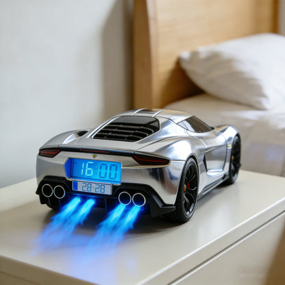 ⏰Hypercar Alarm Clock🏎️Realistic Engine & Light Effects