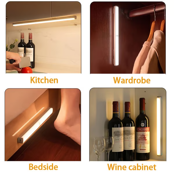 🔥Only $12.9 Last Day Promotion!💡- Punch-free Smart Sensor Magnetic Rechargeable LED Lights