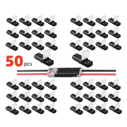 Fast-Fit 2-Pin Double-Wire Plug-in Connectors）