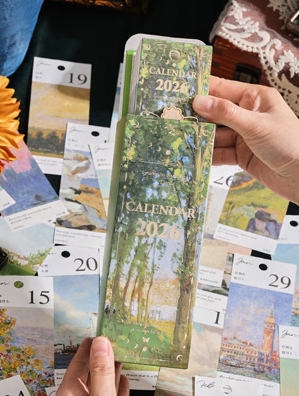 🎨Turn Time Into Art — 2026 Retro Oil Painting Calendar 🎨