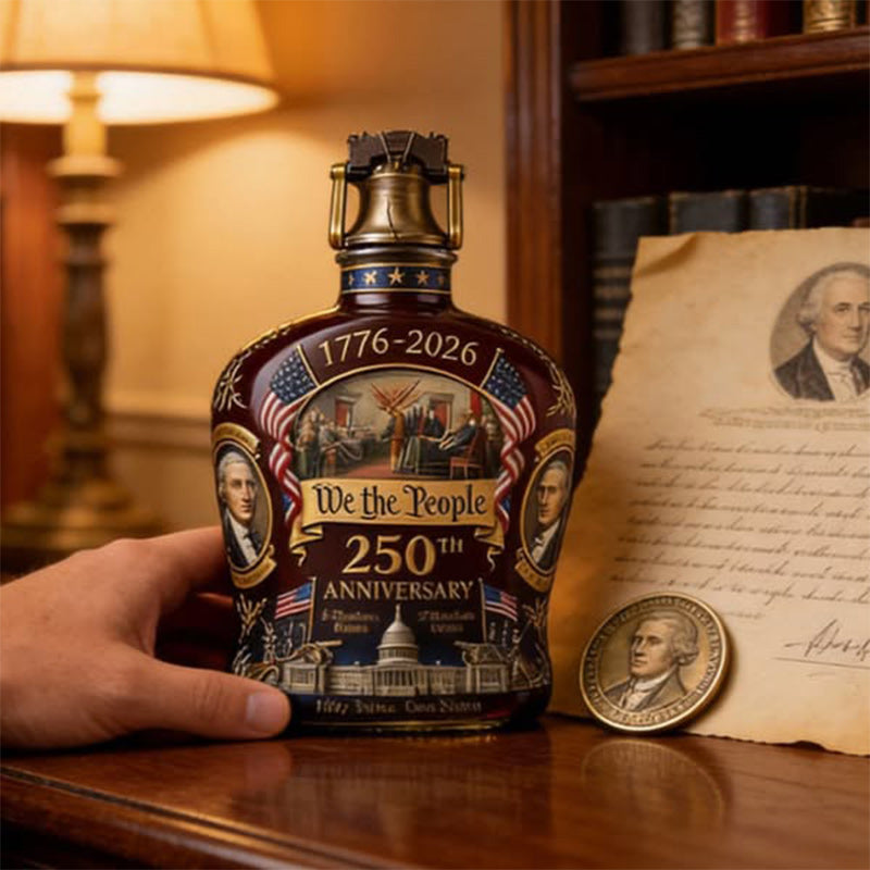 ⏰First 500 :2nd Item 60% Off🔥,America 250th Anniversary Whiskey Bottle
