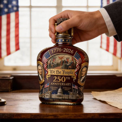 ⏰First 500 :2nd Item 60% Off🔥,America 250th Anniversary Whiskey Bottle