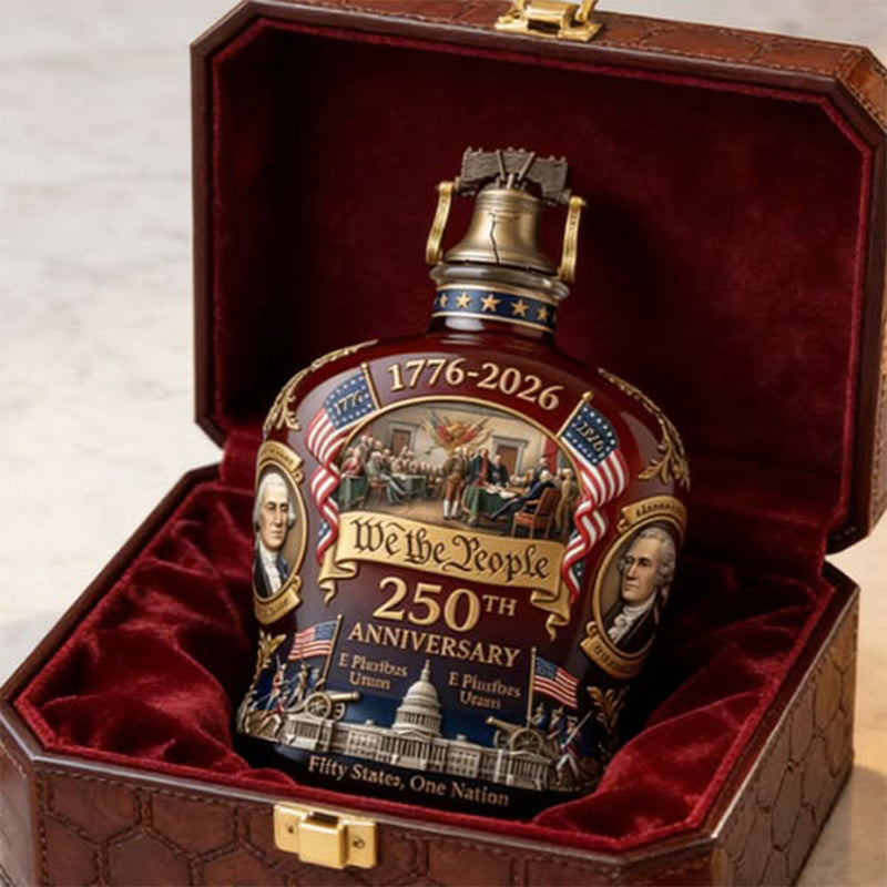 ⏰First 500 :2nd Item 60% Off🔥,America 250th Anniversary Whiskey Bottle