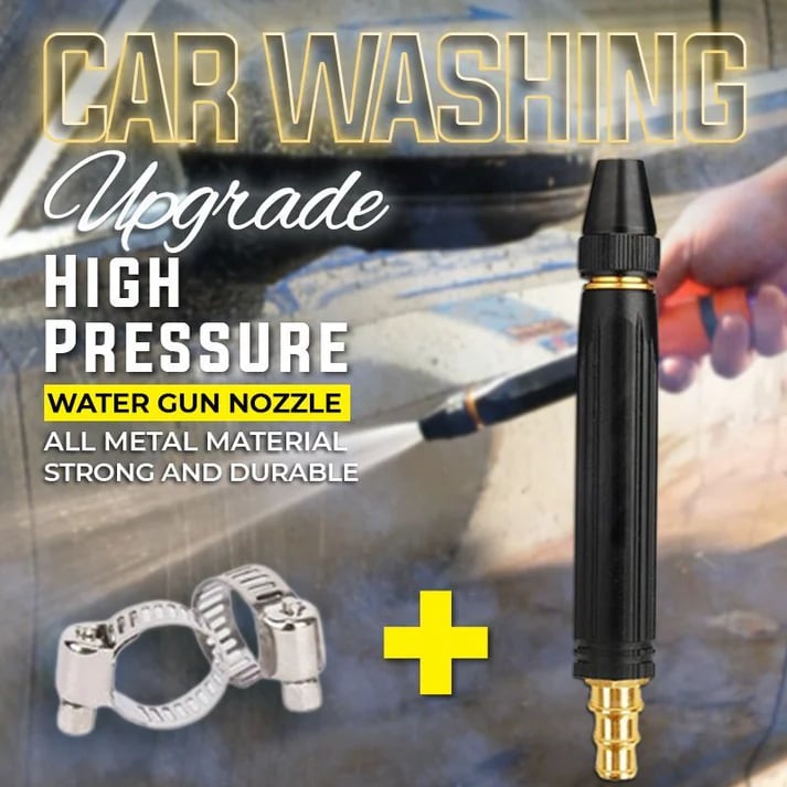 ⏰LAST DAY 49% OFF - 🏠🚗High Pressure Car Wash Water Gun - All-in-One Kit with Power Booster Nozzle⚡